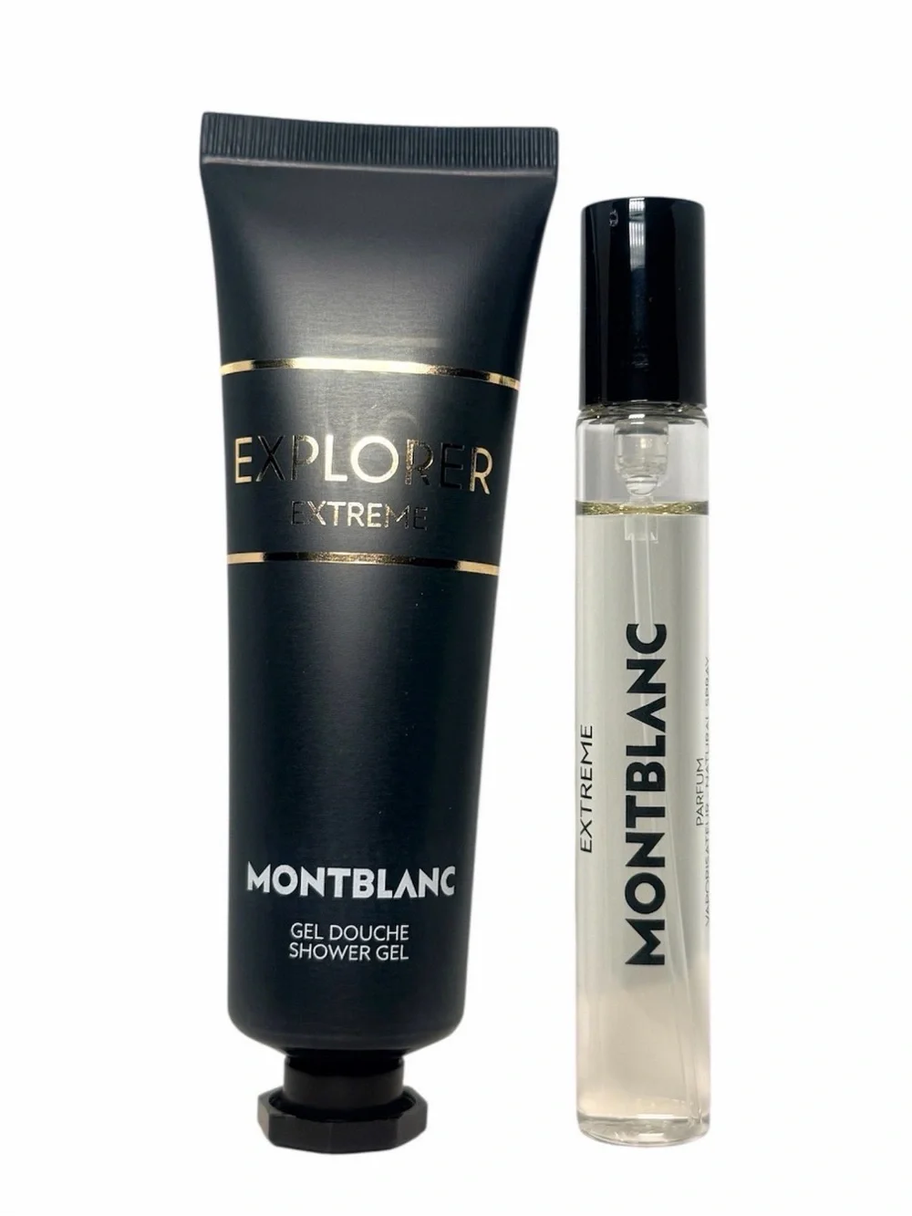 Montblanc Black and Gold Explorer Extreme Gift Set